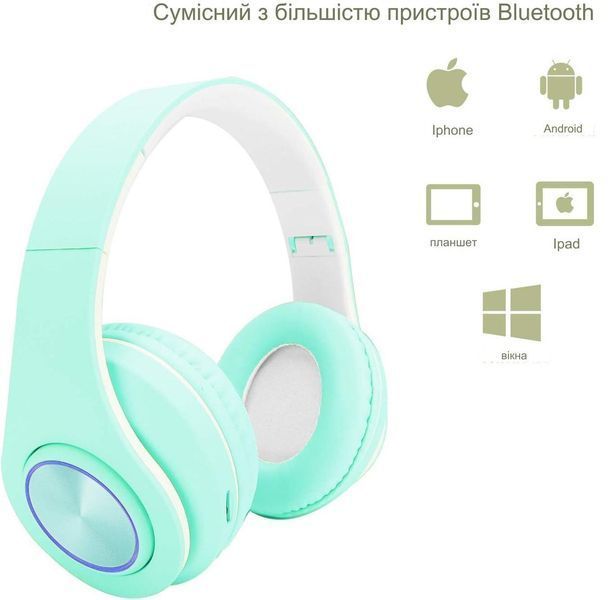 Навушники безпровідні B39 / Безпроводні блютуз навушники з мікрофоном для Айфона та Андроїд 8985 OnePro 2659 фото