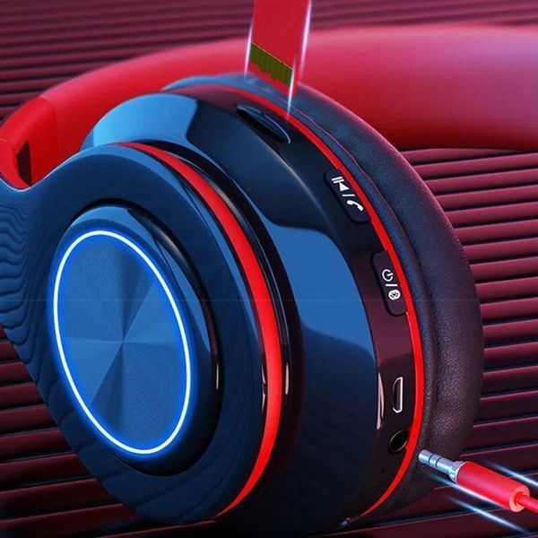 Беспроводные Bluetooth Наушники B39 с глубокими басами для телевизора Синие 2449-1 фото
