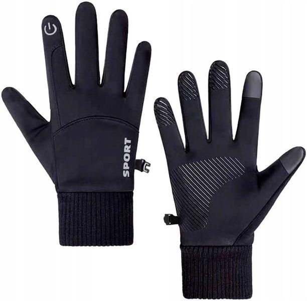 Рукавички зимові Sport Touch Black L 1080 фото
