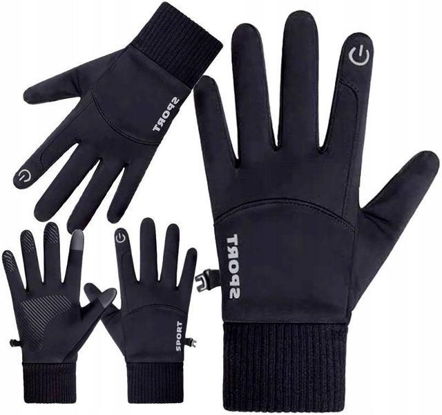 Рукавички зимові Sport Touch Black L 1080 фото