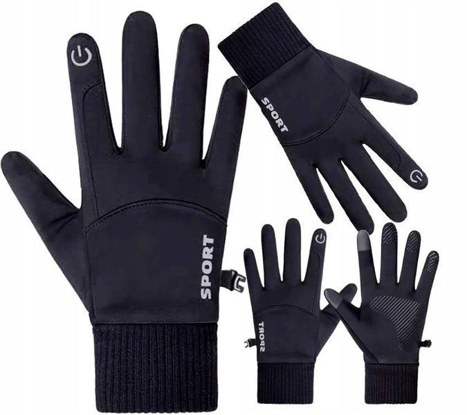 Рукавички зимові Sport Touch Black L 1080 фото